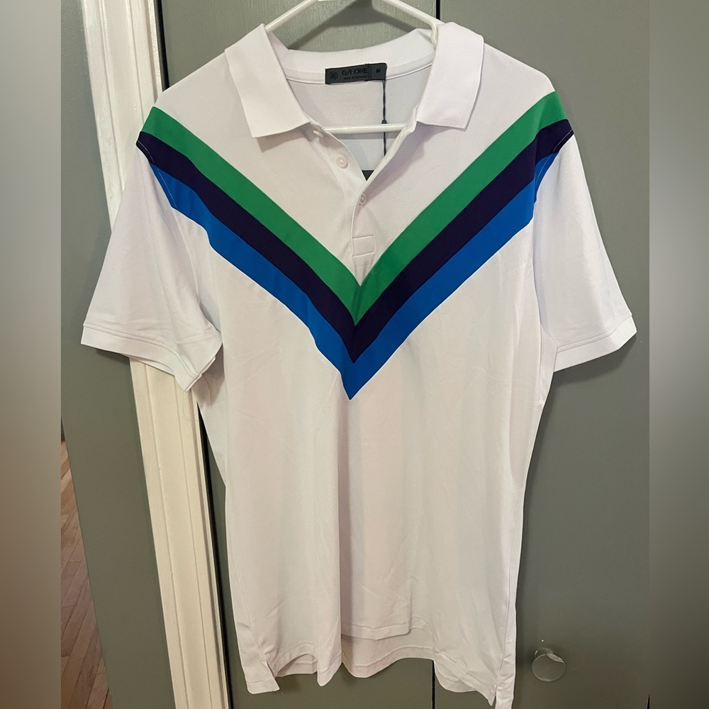 G/FORE | White Golf Polo